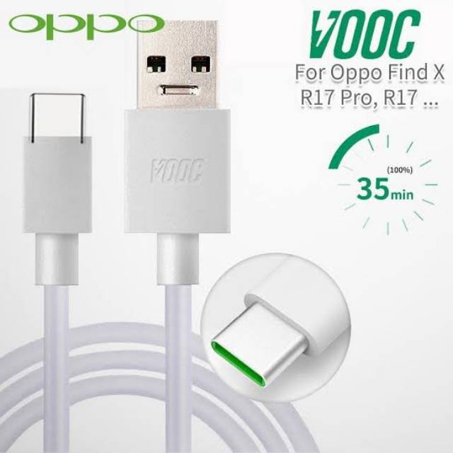 TC OPPO VOOC TYPE C FAST CHARGING