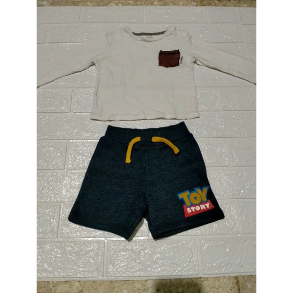 Preloved Set Zara Baby 2in1 Preloved Set Disney Baby 2in1 Preloved Kaos Zara Kids Preloved Celana Di