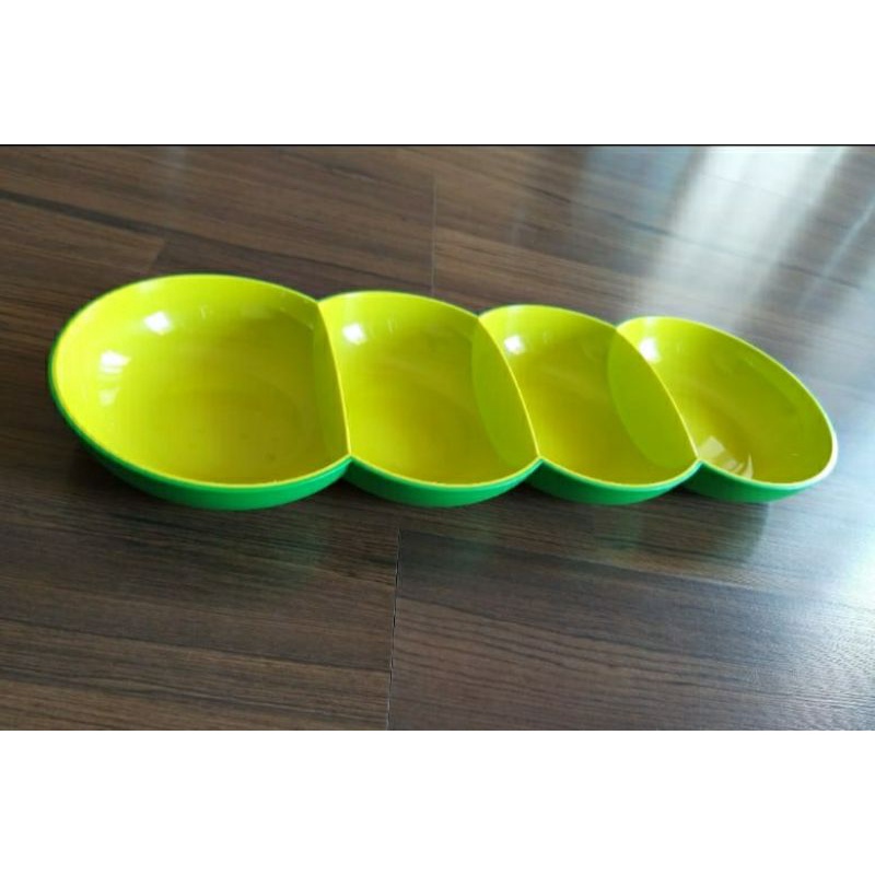BIG SALE  ALEGRA 4 PEAS TUPPERWARE ORI - PIRING SAJI PREMIUM KUALITAS - MURAH - CUCI GUDANG - TEMPAT