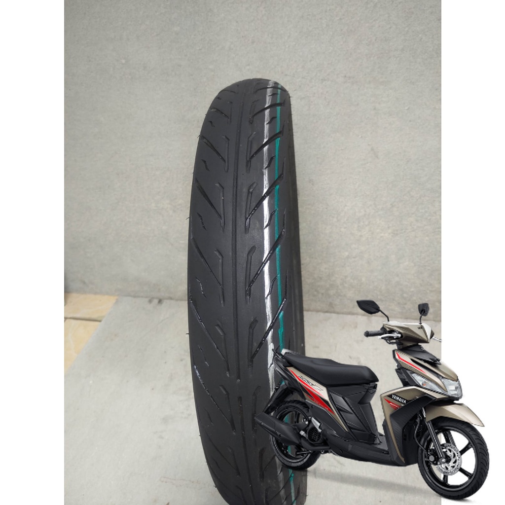 BAN MIO Z DEPAN UKURAN 80/90 RING 14 NON TUBLES MERK SWALLOW SEA HAWK TERJAMIN