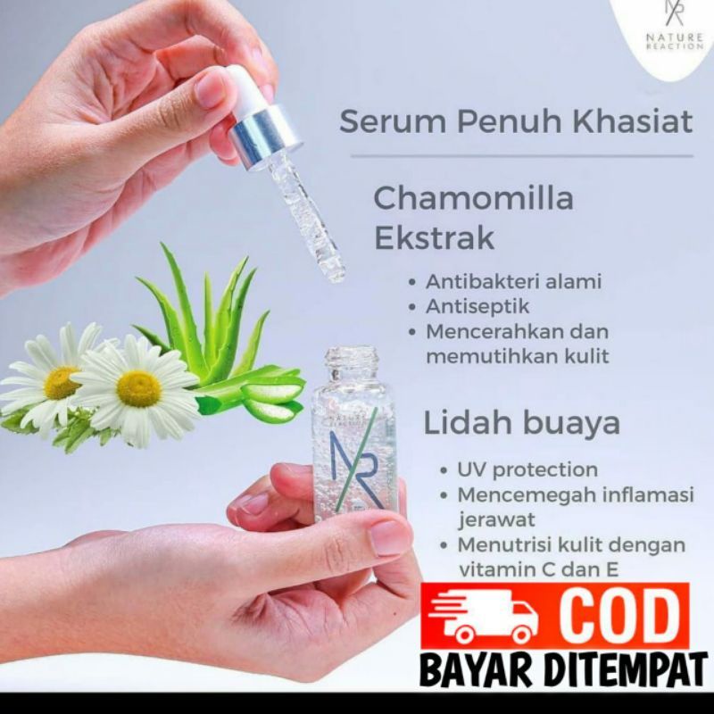 PAKET HEMAT(2 Serum nature reaction+1 Sabun espio)