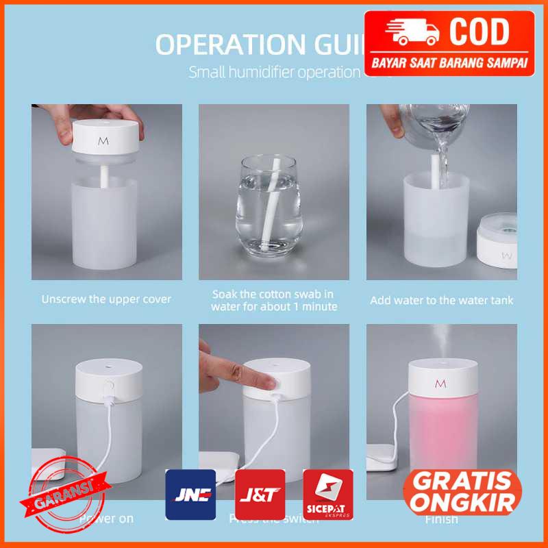 Mini Air Humidifier Aromatherapy Oil Diffuser USB 260ml A109