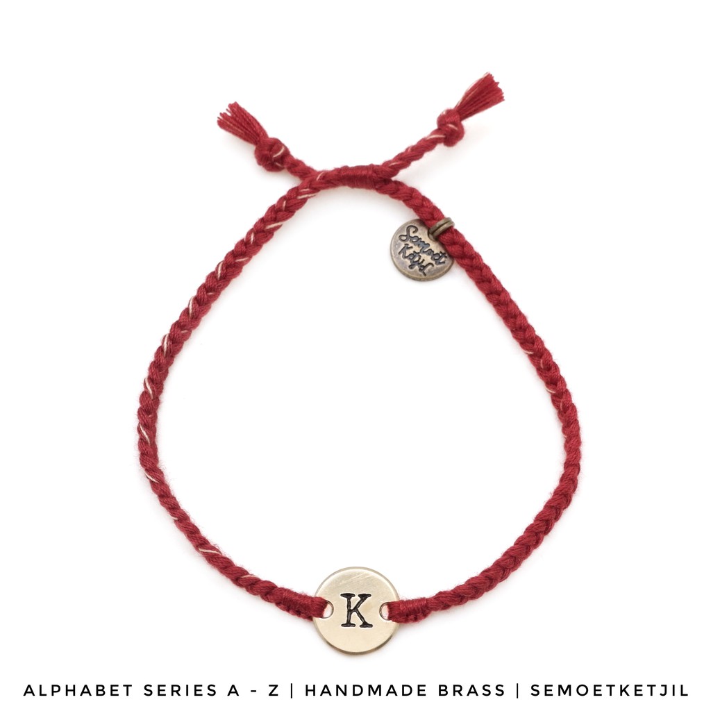 

Semoet Ketjil Gelang Bohemian N - Z Inisial Huruf Alphabet Single