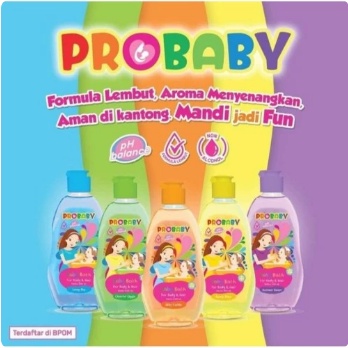 PERA621 PROBABY SABUN MANDI BABY BATH FOR BODY AND HAIR 200ML