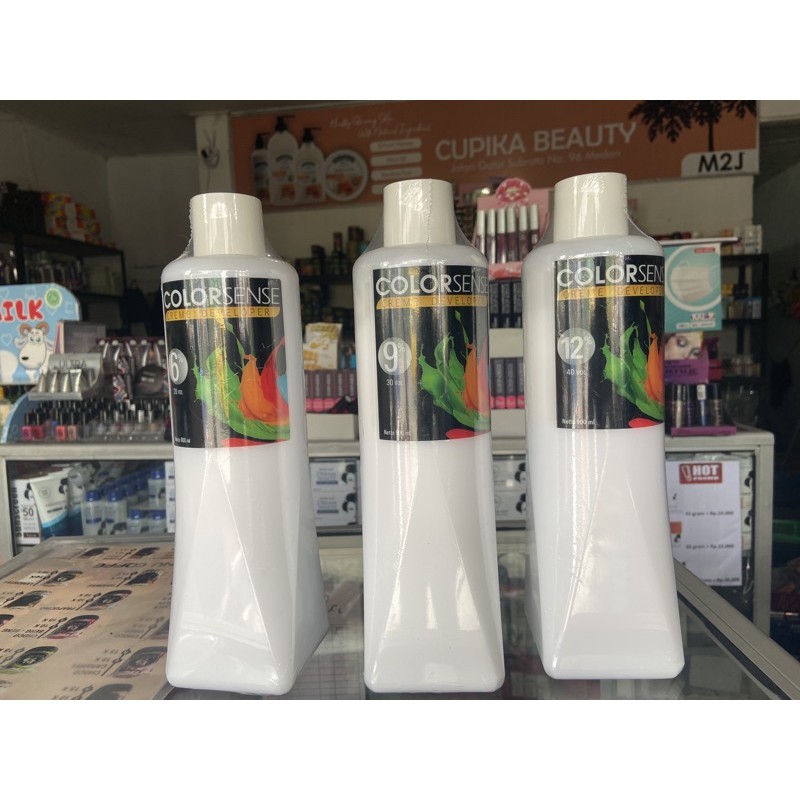 isi 900 ml ( besar ) -- colorsense creme developer -- color sense creame developer oxydant 6 9 12 %