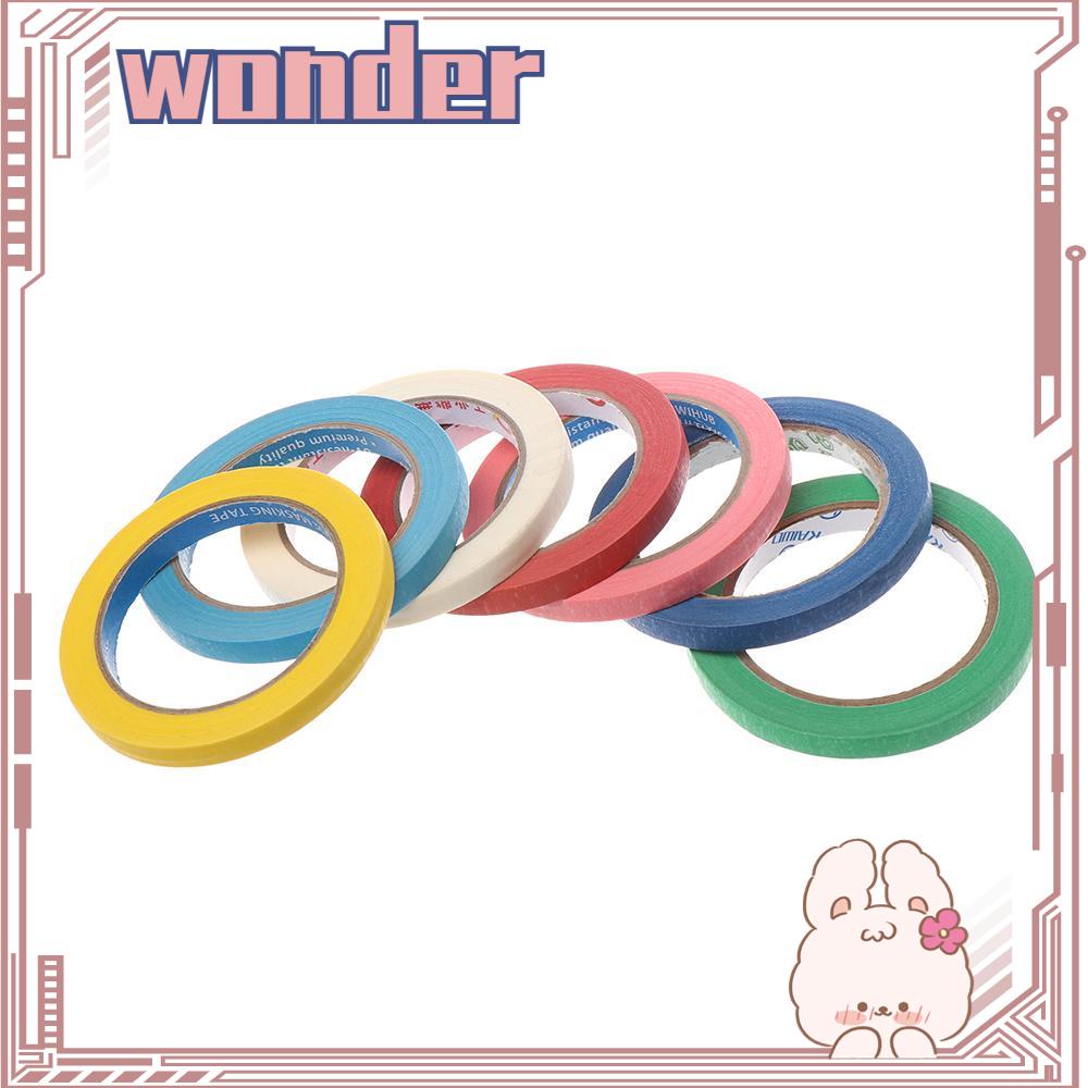 Wonder 1PC Selotip Masking Tape Tahan Panas Untuk DIY Melukis / Dekorasi Mobil