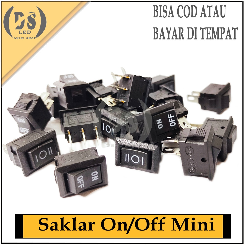 Saklar On/Off mini / Saklar On-Off Lampu Variasi