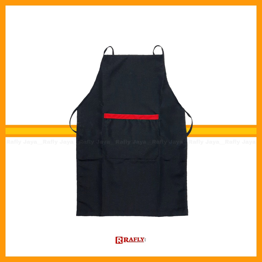 Celemek Apron Koki Chef Bahan Drill - Seragam Koki / Rafly Jaya