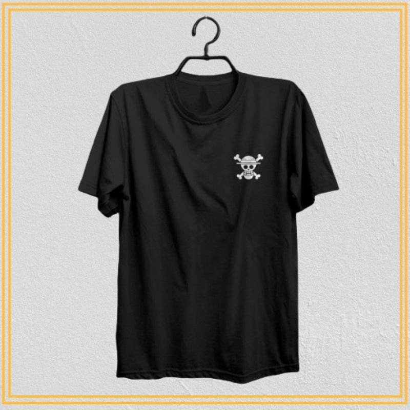 PROMO KAOS POLOS ONE PIECE BAJAK LAUT M L XL 2XL 3XL 4XL 5XL LUTFY DISTRO APCLOTHS