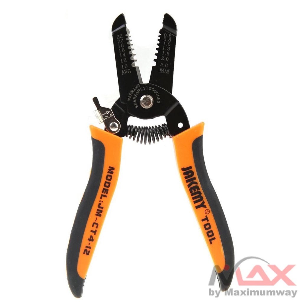 Tang Kabel &amp; Wire Cutter Jakemy Tang Pemotong Kabel Wire Cutter Pliers - JM-CT4-12 Warna Oren