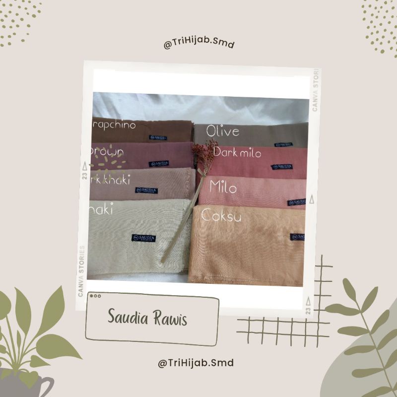 Saudia hijab rawis premium, saudia hijab rawis berkualitas, Saudia rawis murah