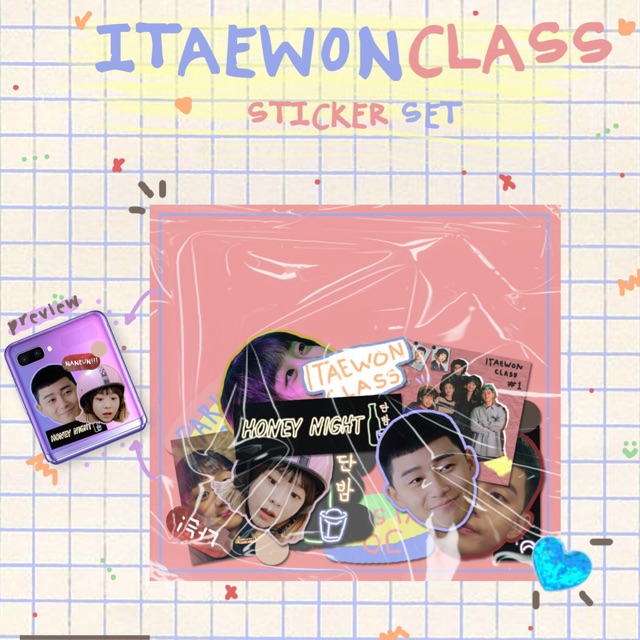 ✨ Itaewon Class STICKER SET ( Special Edition ) Original design by ippoippo