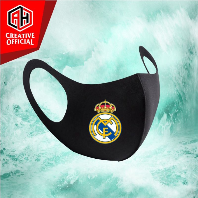 MASKER SCUBA MOTIF BOLA CLUB REAL MADRID
