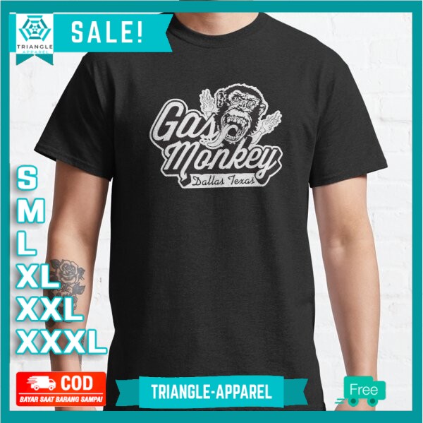 Kaos Baju Gas Monkey Garage 335136 T-shirt Premium