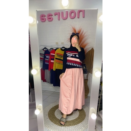Setelan rok wanita By Extu / Setrok kaos extu