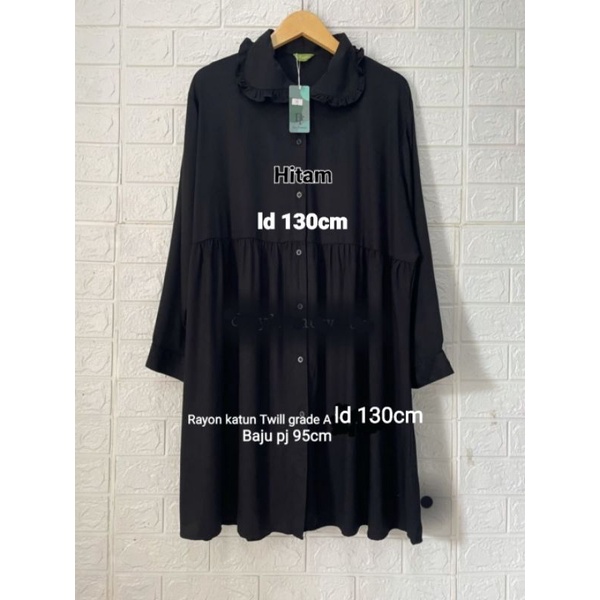 ATASAN TUNIK BLUS WANITA JUMBO LD 130CM/ATASAN POLOS /BAJU BLUS KEKINIAN MODEL TERBARU ATASAN MUSLIM