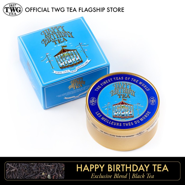 

(BISA COD) TWG Tea ǀ Happy Birthday Tea, Caviar Tin Tea, 100g