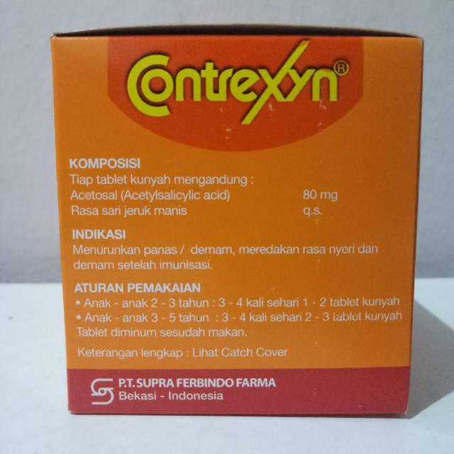 Contrexyn tablet kunyah