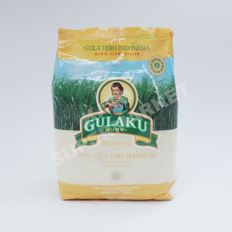 

Gulaku Gula Tebu Murni Gula Pasir Kemasan 1Kg