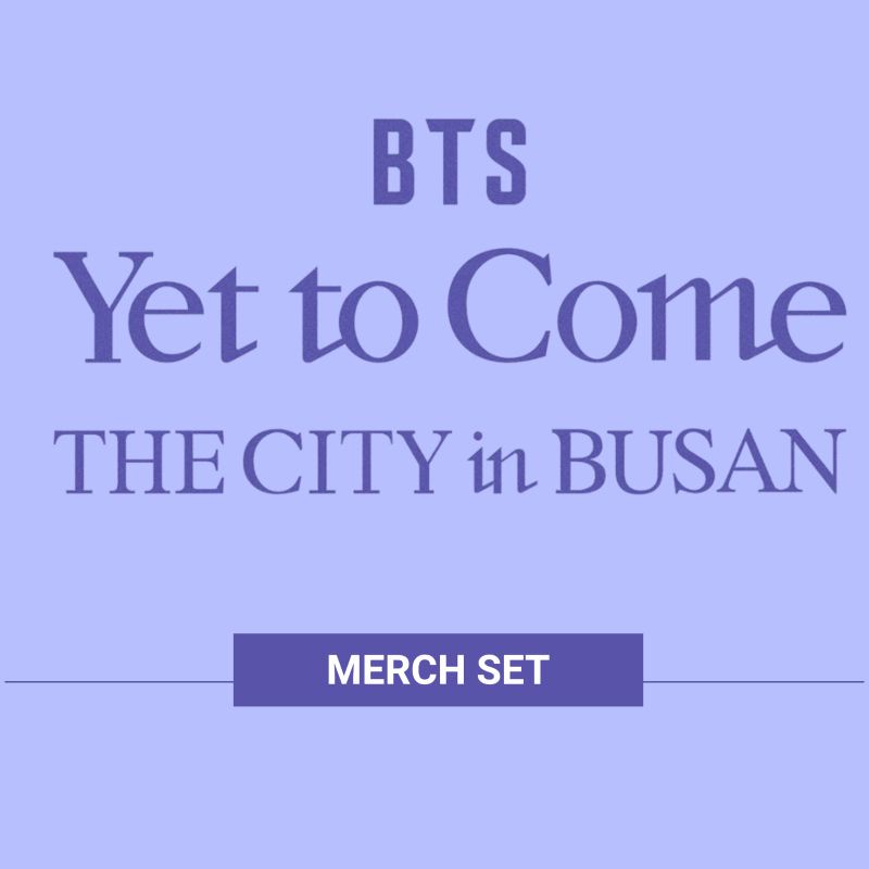 

BTS YET TO COME THE CITY IN BUSAN MERCH SET
