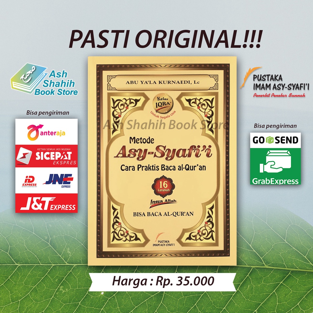 Metode Asy Syafii Cara Praktis Baca Al Quran Edisi Iqra Original Abu Yala Kurnaedi - Pustaka Imam Asy Syafii Softcover
