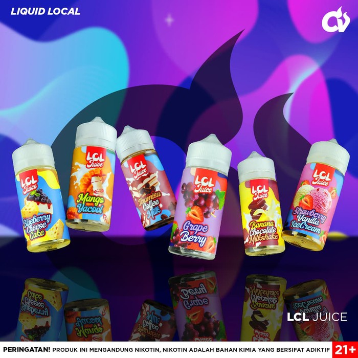 LCL series liquid 100ml 3mg by LCL juice berpita cukai