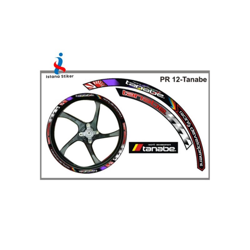 Sticker List Velg Motor matic & bebek