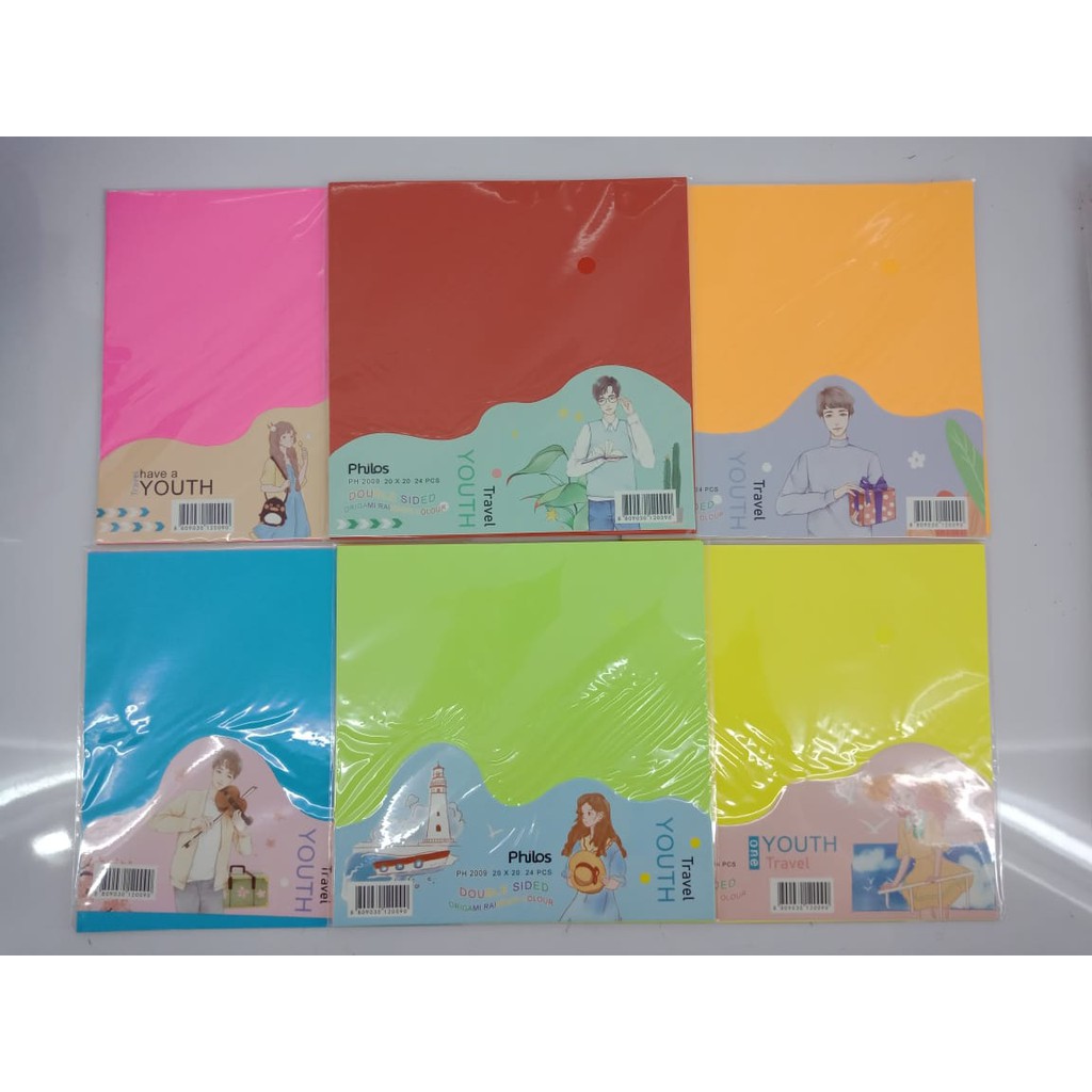 

Philos Kertas Origami 20x20cm