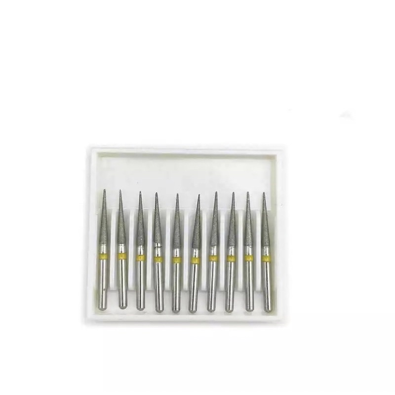 Z6 - 1pcs Dental bur tapered cone TR pita kuning