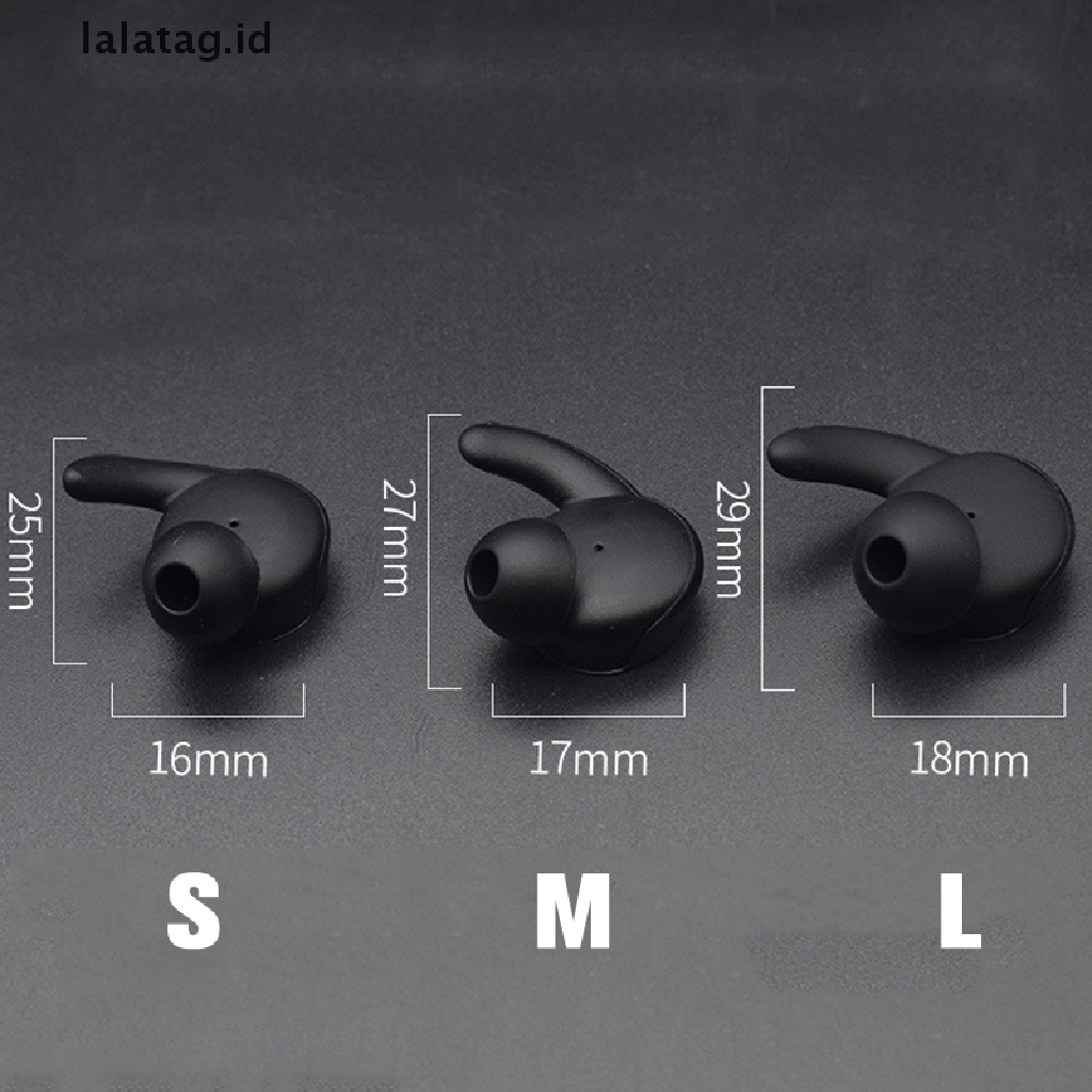 (lalatag) 6pcs / Set Pad / Bantalan Eartips Pengganti Bahan Silikon Untuk Earphone Huawei Honor xSport / AM61