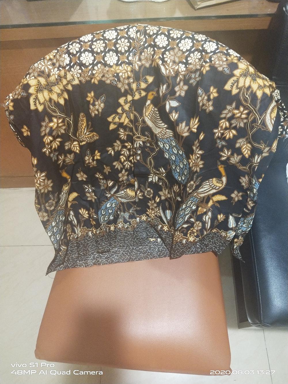 Benang Raja Hem Batik Pria Lengan Pendek Ukuran M L Xl Xxl