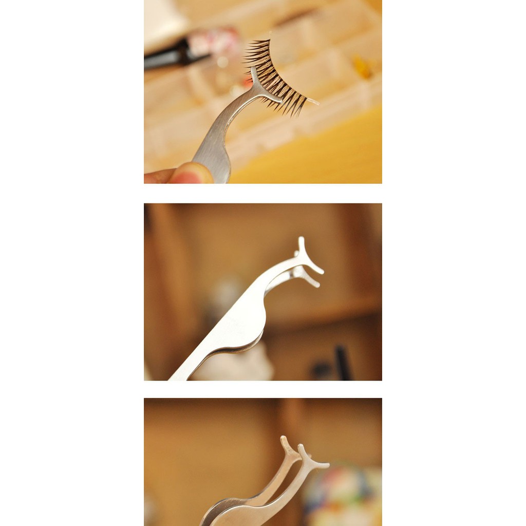 Pinset eyelash / Jepit Bulu mata