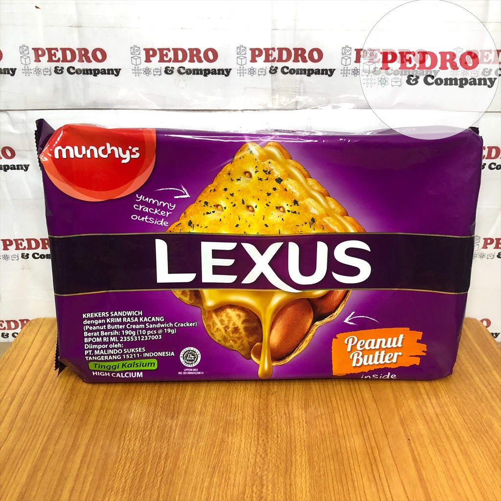 

Munchys lexus biscuit peanut butter 190 gram - biskuit kacang