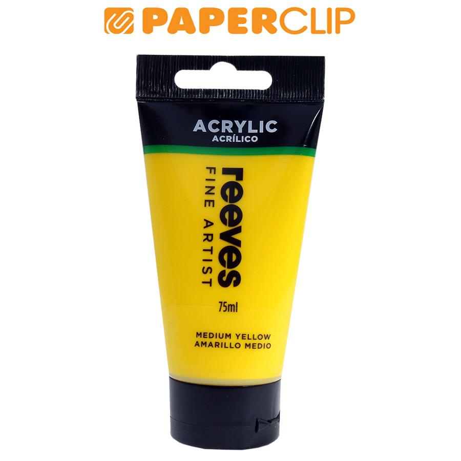 

CAT ACRYLIC REEVES 75ML MEDIUM YELLOW 0008080