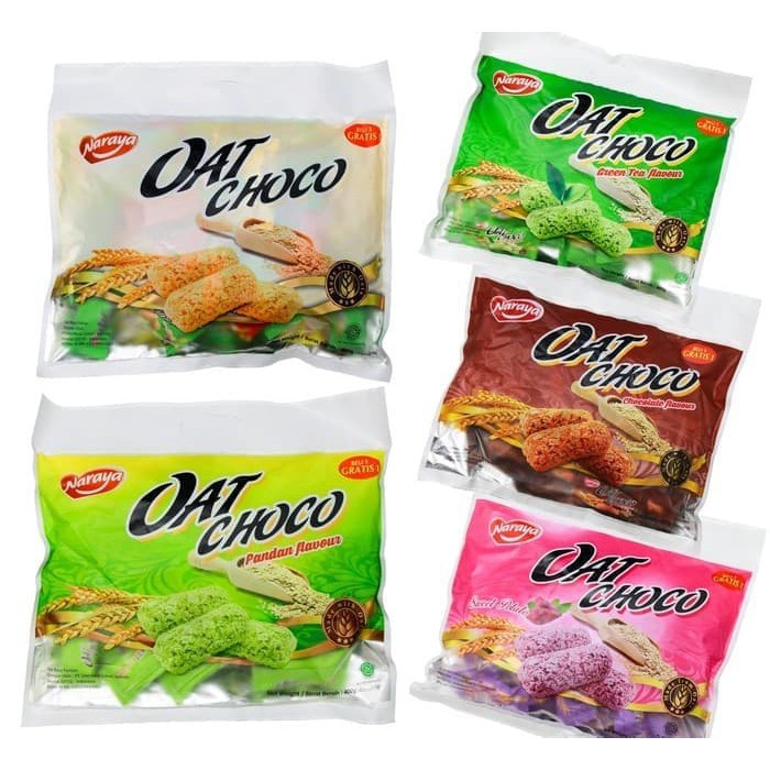 

Oats Naraya Oat Choco Netto 400 gr (Isi 40 pcs x @10gr)