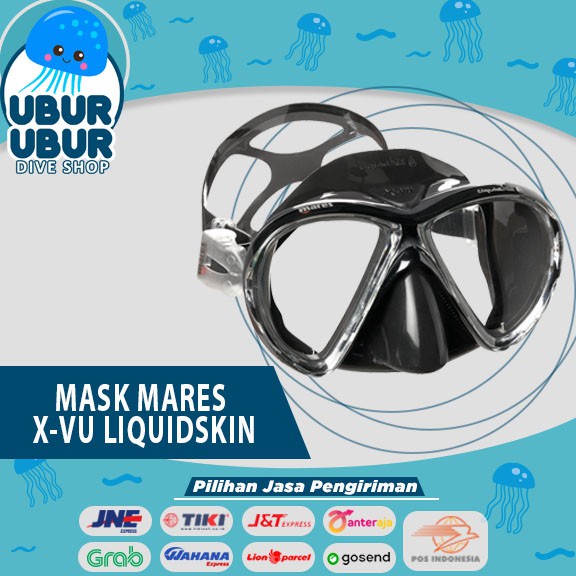 Mask Mares X-VU LIQUIDSKIN - Kacamata Selam/Masker Snorkeling/Diving
