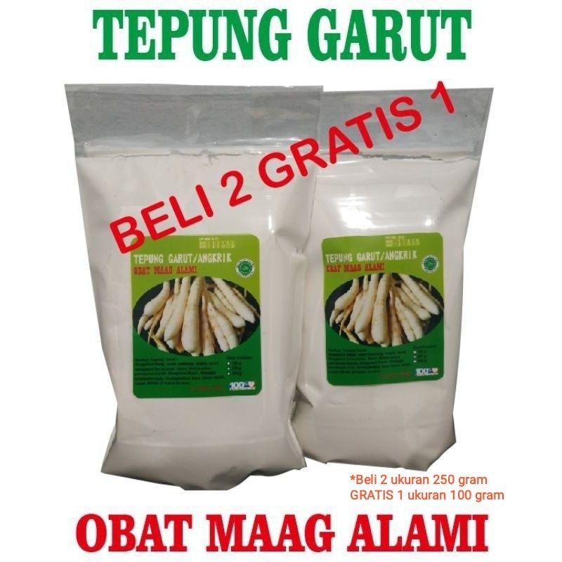 PROMO! TEPUNG PATI GARUT/TEPUNG IRUT ASLI / PATI ASAM LAMBUNG/ANGKRIK /ARROWROOT