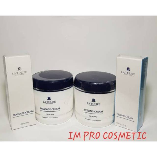 Jual La Tulipe Massage Cream & Peeling Cream Indonesia