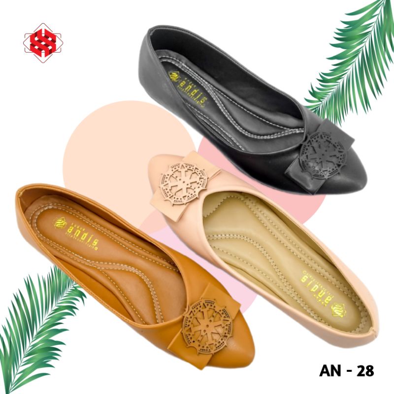 ANDIS Sepatu Flatshoes Wanita Ballerina AN28