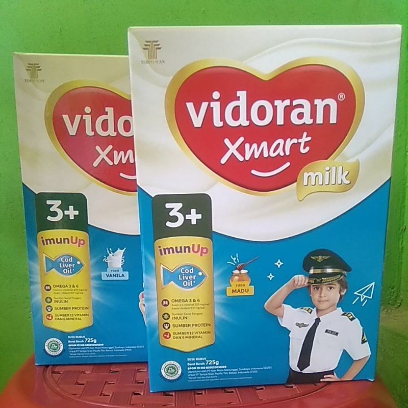 

Susu Bubuk Vidoran Xmart 3+ Rasa Madu vanilla Vanila, 725gr Vidorant milk