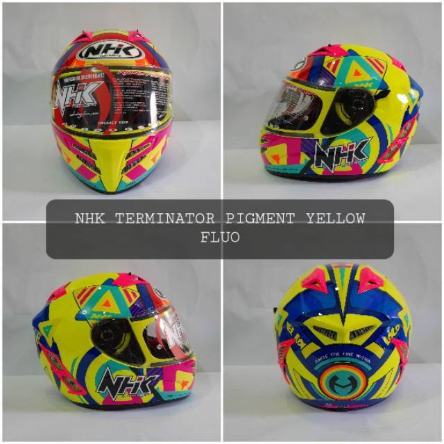 HELM NHK TERMINATOR PIGMEN YELLOW FLUO