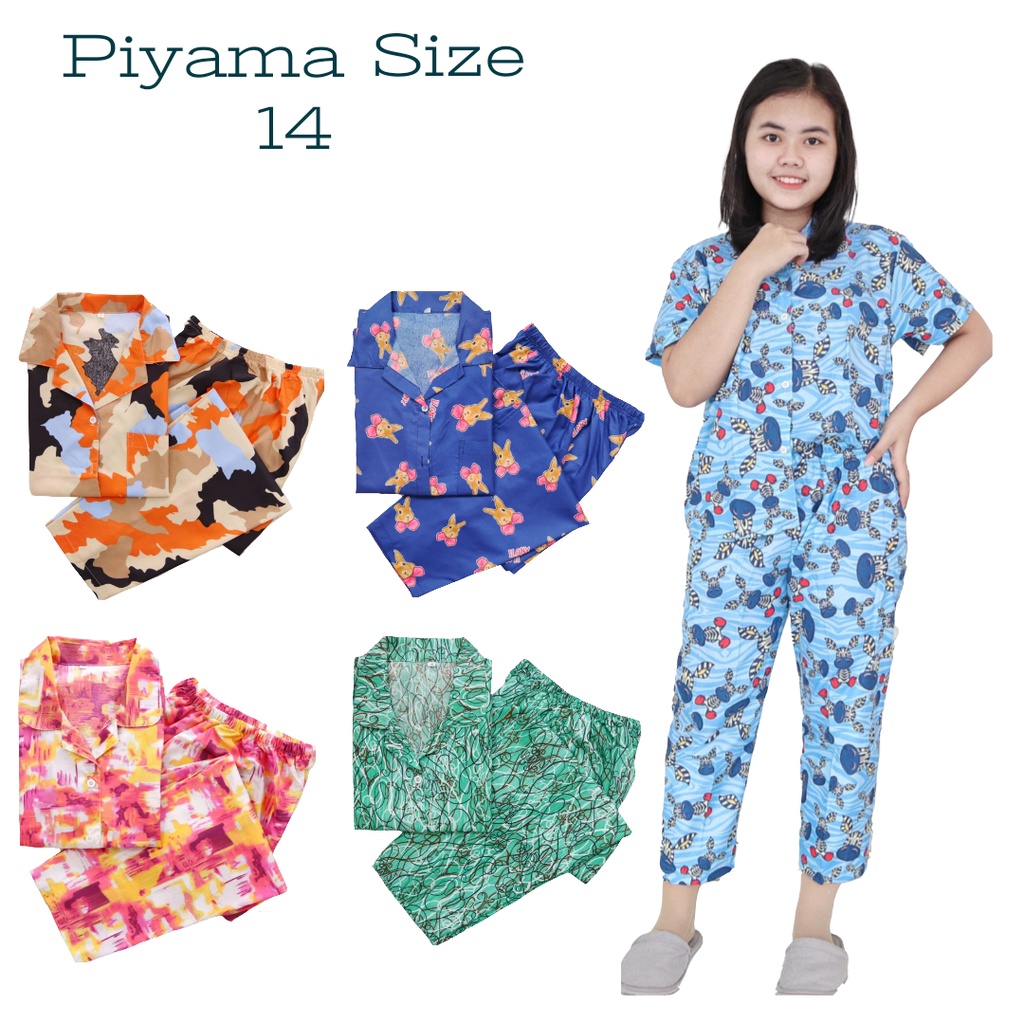 IZANY Piyama Anak Tanggung Banyak Motif (10th up)