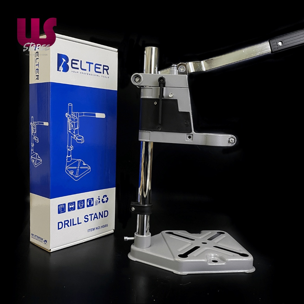 Dudukan Mesin Bor Tangan BELTER Alumunium Drill Stand / Stand Bor