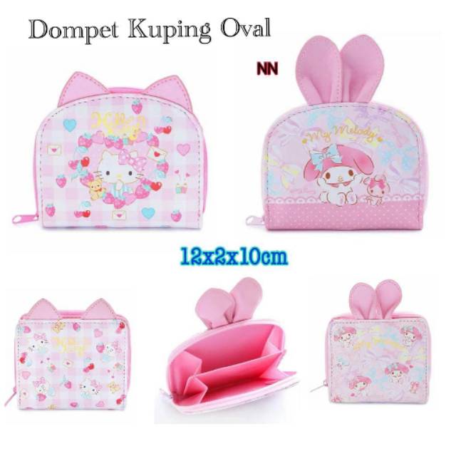 NN - Dompet kuping hello kitty dan melody