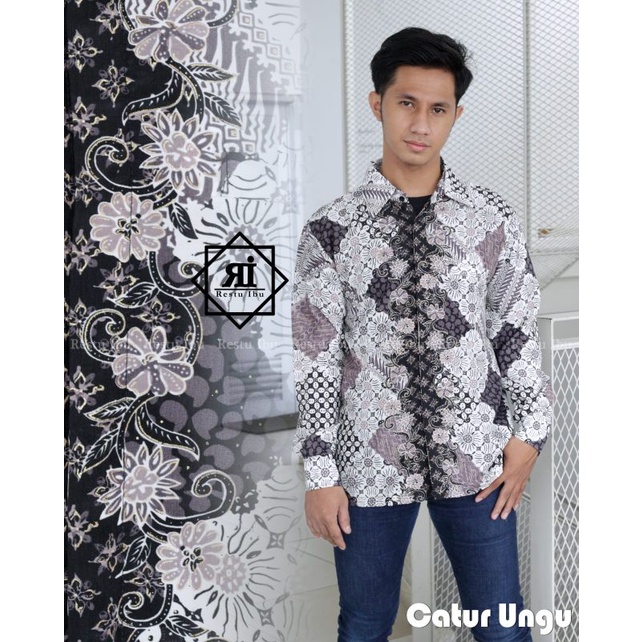 KEMEJA BATIK/KEMEJA BATIK MODERN/KEMEJA BATIK PESTA/KEMEJA BATIK PANJANG