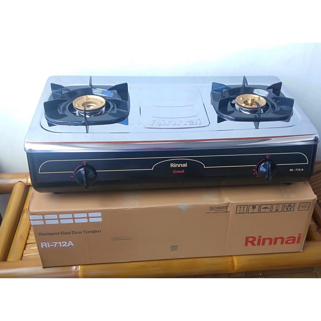 Jual Kompor Gas Rinnai Rinnai Ri 712a Kompor Gas 2 Tungku Shopee Indonesia