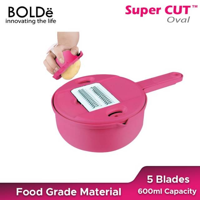 BOLDe Super CUT  Oval - Alat Pemotong - Alat pengiris - Slicer Serutan Multifungsi