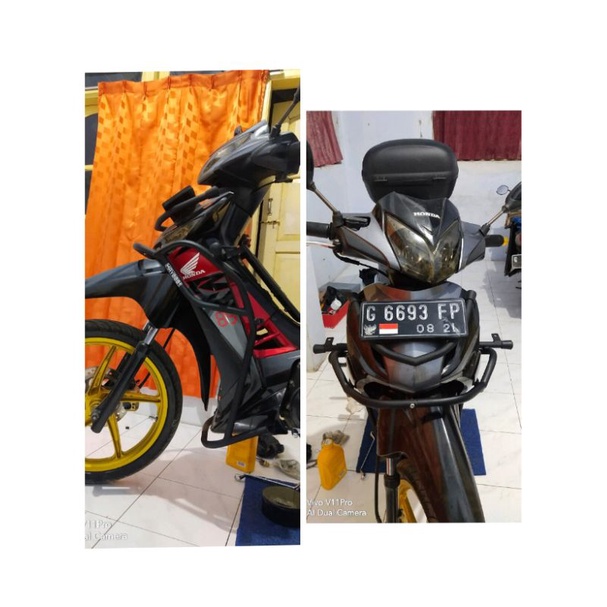 Tubular Supra X 125 model simple (bawah plat nopol termasuk)