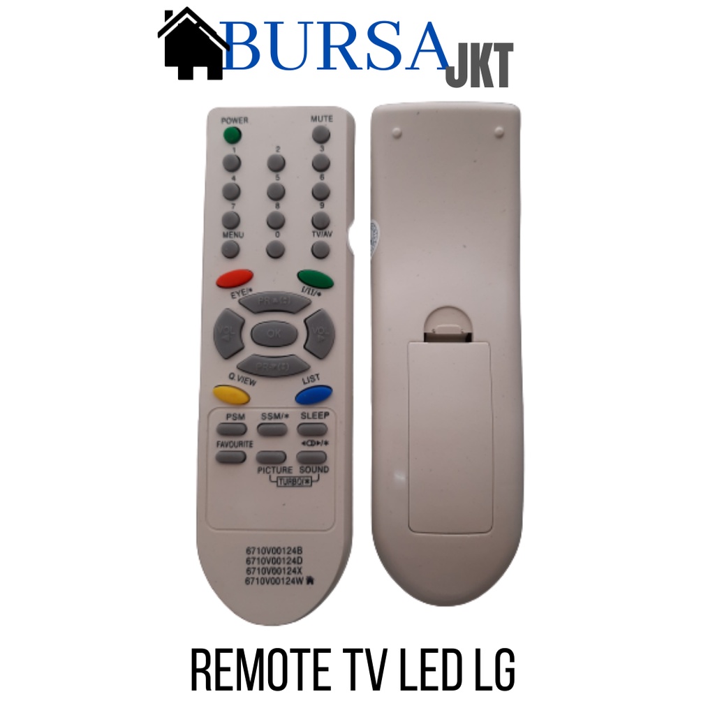 REMOTE TV TABUNG LG 124 B / D / X / Y