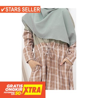  BAJU  MUSLIM  WANITA MURAH CEWE ANAK REMAJA L MAUDY DRESS 